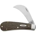 CASE KNIVES 61011 SS Brwn Syn Hawkbill Pru - Case Knives