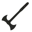 CONDOR TOOL KNIFE Double Bit Throwing Axe, Black - Condor Tool Knife