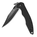 KERSHAW KNIVES CQC-1K Clip Point 3" Plain Edge Black Oxide Finish - Kershaw Knives