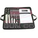 WINCHESTER 6pc Kitchen Cutlery and Camping Knives with Case - Winchester