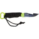 HME Skeleton 4.5" Gut Hook Blk/Grn Cord Wrap Micarta - Hme