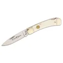 BOKER PLUS Traditional Series Gentleman's Lockbkack 2.75" Drop Point Blade - White Bonde Handles - Boker