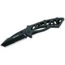BUCK KNIVES Bones Tactical Serrated 3" Knife - Black - Buck Knives