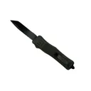MASTER CUTLERY Out the Front Knife 3.5" Tanto Plain Blade | Green Handle - Master Cutlery