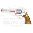 UHC 934 6 inch revolver, Silver/Brown - Uhc