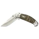 BROWNING Tactical Hunter Folding Knife 3.25" Drop Point Blade | Mossy Oak Bottomland Handles - Browning