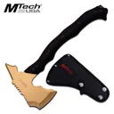 MTECH USA 3.75" Axe Gold Titanium Blade Black Handle - Mtech Usa