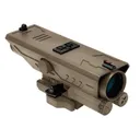 NCSTAR DELTA 4X30 SCOPE/P4 SNIPER RET/QR/GREEN LENS/TAN - Ncstar