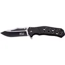 MTECH USA Spring Assisted Folding Knife 3.5" Two-Tone Blade - Black Grips - Mtech Usa