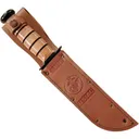 KA-BAR Leather Sheath Plain-Brown fits Knife 7" Blade - Ka-Bar