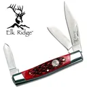 ELK RIDGE Gentlemans Knife 2.75" Red Bone - Elk Ridge