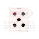 NATIONAL TARGET COMPANY National Target 5 Bull Red Center Air Rifle Target - National Target Company