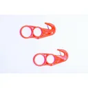GPS Lightweight Razor Gut Hook (twin pack) Orange - GPS