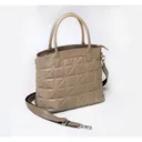 GUN TOTE'N MAMAS Taupe Emboidered Town Tote 10" - Gun Tote'n Mamas