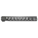 GREY GHOST PRECISION Handguard MLOK 15" Anodized Sniper Gray fits AR-15 - Grey Ghost Precision