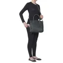 GUN TOTE'N MAMAS Buffalo Leather Town Tote RFID Grey - Gun Tote'n Mamas