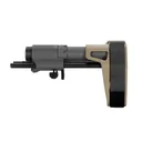 SB TACTICAL SBPDW Brace FDE/Black Adj Fits AR15 - SB Tactical