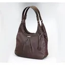 GUN TOTE'N MAMAS Pleatd Slouch Bag Brown 12" - Gun Tote'n Mamas