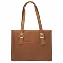 GUN TOTE'N MAMAS Shoulder Portfolio Tan 16.5" - Gun Tote'n Mamas