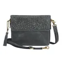 GUN TOTE'N MAMAS Buffalo Leather Clutch, RFID -Gray - Gun Tote'n Mamas