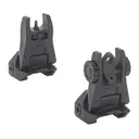MEPROLIGHT FUBS Flip Backup Sights -2 Dot Rear G/G Black Body - Meprolight