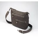 GUN TOTE'N MAMAS Brown Chrome Zip HandBag 13" - Gun Tote'n Mamas