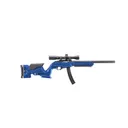 ARCHANGEL Precision Stock Bullseye Blue Fixed Rgr 10/22 Ambi - Archangel