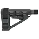 SB TACTICAL SBA4 BLK, 5-Position Adjustable W/ 6 POS MIL-SPEC - Sb Tactical