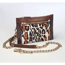 GUN TOTE'N MAMAS Leopard Print Chained Wallet Hair-On-Hide 9.5" - Gun Tote'n Mamas