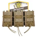 HIGH SPEED GEAR TACO Shingle Mag Pouch Triple Coyote Brown MOLLE - High Speed Gear