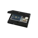 STACK-ON Large Portable Case with Biometric Lock - Black - Stack-On