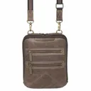 GUN TOTE'N MAMAS Buffalo Leather ESSENTIAL Crossbody Bag BROWN - Gun Tote'n Mamas
