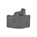 BLACKPOINT TACTICAL Leather Wing OWB Glk43X RH Blk Kydex 15Degree Cant - Blackpoint