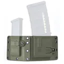 RAVEN CONCEALMENT Copia Double Pistol Magazine Pouch Ambi Black - Raven Concealment Systems