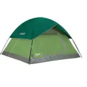 COLEMAN Sundome 3-Person Camping Tent - Green - Coleman