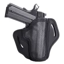 1791 GUNLEATHER BH1 OWB 01 Stealth Black Leather Right Hand - 1791 Gunleather