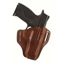 BIANCHI #57 Remedy Open Top Belt Slide Tan Leather Holster for Ruger LC9, LC380 | Left Hand - Bianchi Holsters