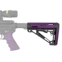 HOGUE AR15/M16 Collapsible Mil-Spec Carbine Buttstock | Purple & Black - Hogue