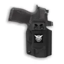 WE THE PEOPLE Sig P365/P365X/P365SAS w/ Red Dot IWB Black Kydex Holster | Left Hand - We The People Holsters