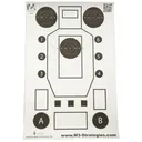 ACTION TARGET M3 Strategies Multi-Purpose V3 Training Target Bla - Action Target