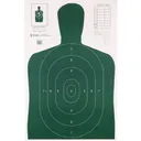 ACTION TARGET B-27E Green Silhouette 23x35" Target | 100 Count - Action Target