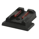 HIVIZ S&W Shield Steel Red Fiber Optic Rear Sight - Hiviz