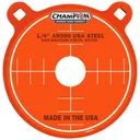 CHAMPION Center Mass Gong 8" Pistol Gray AR500 Steel 0.25" - Champion