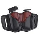 1791 GUNLEATHER MAG2.1 Double Mag Holster Brown/Black Ambi - 1791 Gunleather