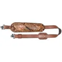 AA&E LEATHERCRAFT Trophy Gunsling Embossed Trophy Deer Head Brown - Aa&E Leathercraft