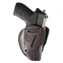 1791 GUNLEATHER 3 Way Holster OWB Size 5 Signature Brown Ambi - 1791 Gunleather