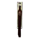 AA&E LEATHERCRAFT Suede Gunsling Embossed Deer Head Mahogany - Aa&E Leathercraft