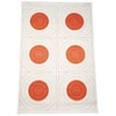 ACTION TARGET Six Bull's-Eye Military Training Target 23" x 35" - Action Target