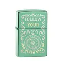 ZIPPO Windproof Lighter - Follow Your Way / Green - Zippo
