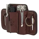 1791 GUNLEATHER Mini Easy Slide Ambi Chestnut Medium Leather - 1791 Gunleather